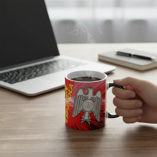 Taza Mágica Unión Española - Futbol Chileno Negro Fútbol