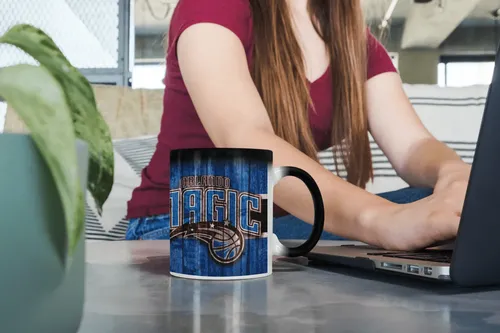 Taza Mágica Orlando Magic - Nba Negro Nba