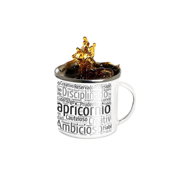 Taza Enlozada Capricornio - Disciplina y Responsabilidad