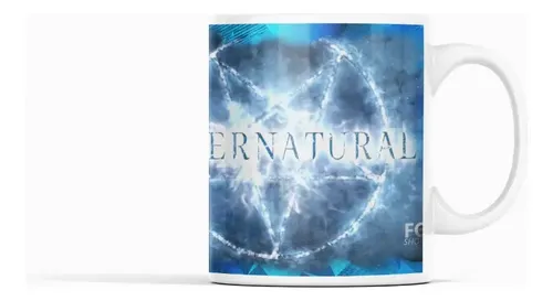 Taza Supernatural - Misterios Del Más Allá Blanco