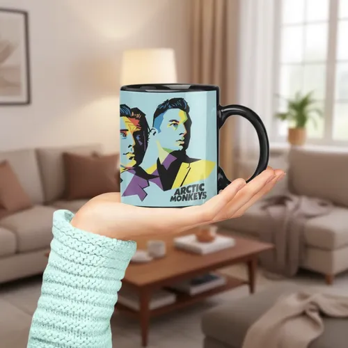 Taza Magica Arctic Monkeys Bandas De Rock Negro Arctic Monkeys