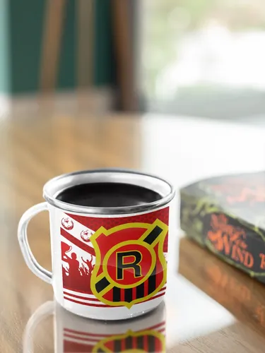 Taza Lechero Enlozado Rangers De Talca Blanco Regalo Rangers De Talca