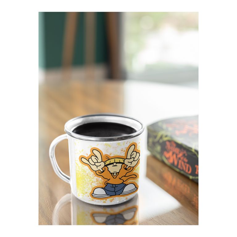 Taza Enlozada Número 4 Los Chicos del Barrio KND