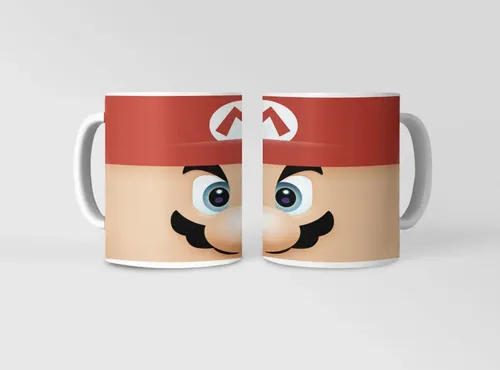 Taza Mario Bros - Para Fans Del Clásico Videojuego Blanco