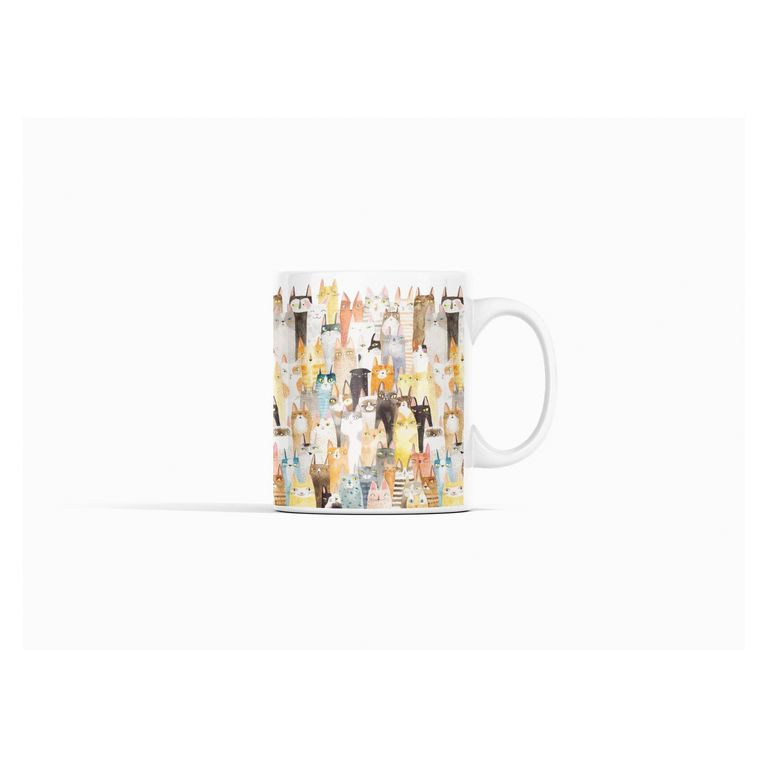 Taza Gatos Frida - Arte y Misterio