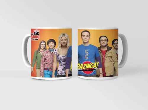 Taza The Big Bang Theory - Momentos Bazinga Blanco