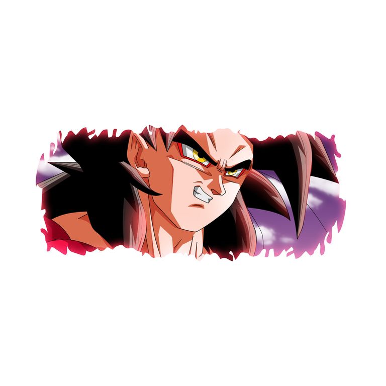 Taza Enlozada Super Saiyan 4 Goku - Batalla Épica
