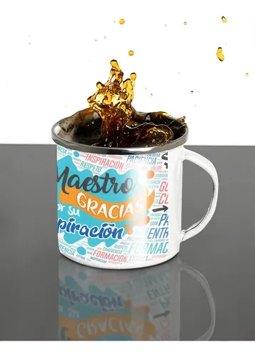 Taza enlozada de agradecimiento para profesores
