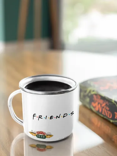 Taza Enlozada Encuentros En Central Park - Friends Blanco Regalo Central Park -