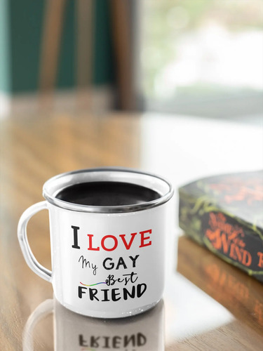 Taza Enlozada Orgullo Y Diversidad - Unidos Blanco Orgullo Y Diversidad