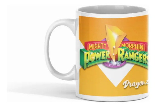 Taza Power Rangers - Morfosis Revelada Dragonzord Blanco