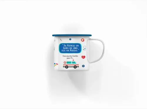 Taza Enlozada Café En Emergencias - Vida De Paramédico