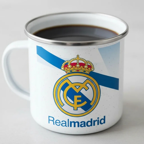 Taza Enlozada Real Madrid - Leyendas Del Fútbol Blanco