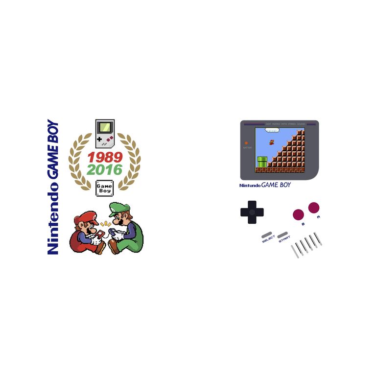 Taza Enlozada Nintendo Game Boy - Retro Gaming