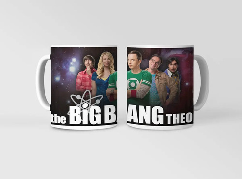 Taza The Big Bang Theory - Ecuaciones Y Humor Revelados Blanco
