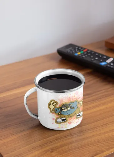 Taza Enlozada Gilligan Jr Memo N° 2 Knd Blanco Los Chicos Del Barrio