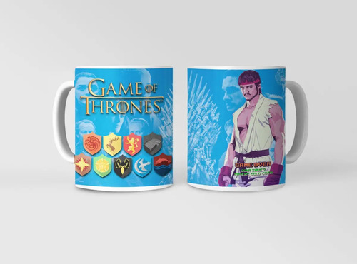 Taza Juego De Tronos - Tronos Con Obery Martell Blanco