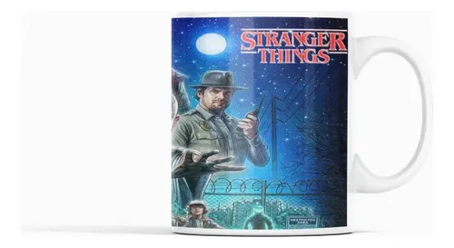Taza Stranger Things - Los Misterios De Hawkins Blanco