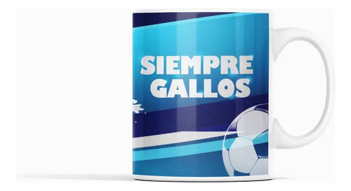 Taza Alas De Querétaro Espíritu Gallo - Futbol Mexicano Blanco