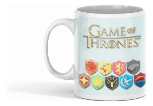 Taza Juego De Tronos - Tronos Con Hodor Blanco