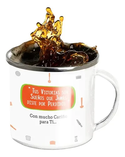 Taza Enlozada Sazón Y Sorbos - Día De Chef Blanco