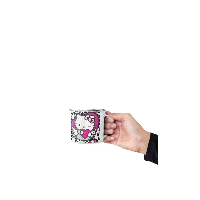 Taza Enlozada Hello Kitty - Dulzura y Amistad