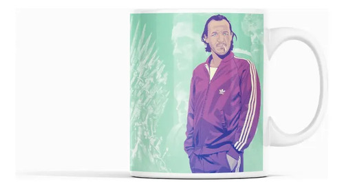 Taza Juego De Tronos - Tronos Que Cambian Con Bronn Blanco