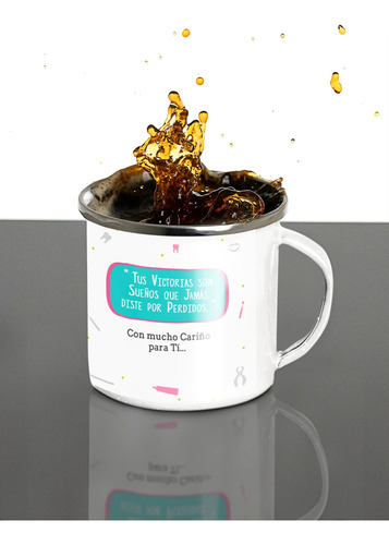 Taza Enlozada Entre Muelas Y Mocas - Odontólogo