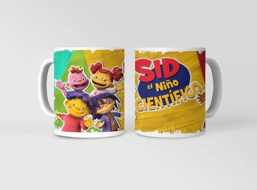 Taza Sid El Científico - Ciencia Divertida Al Calor Blanco