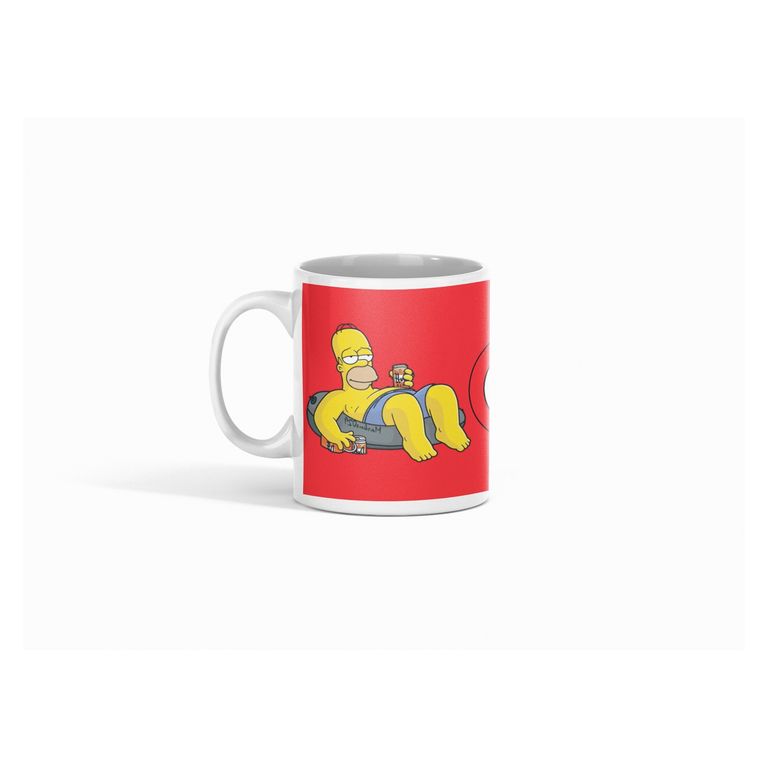 Taza Homer Simpson - Donas y Duff al Calentar