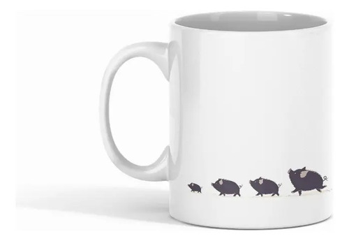 Taza De Jabalíes ¡un Encanto Salvaje Para Tu Café Blanco