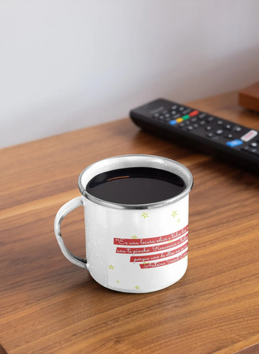 Taza Enlozada Estrellas Y Sueños Con El Principito Blanco Regalo Estrellas Y