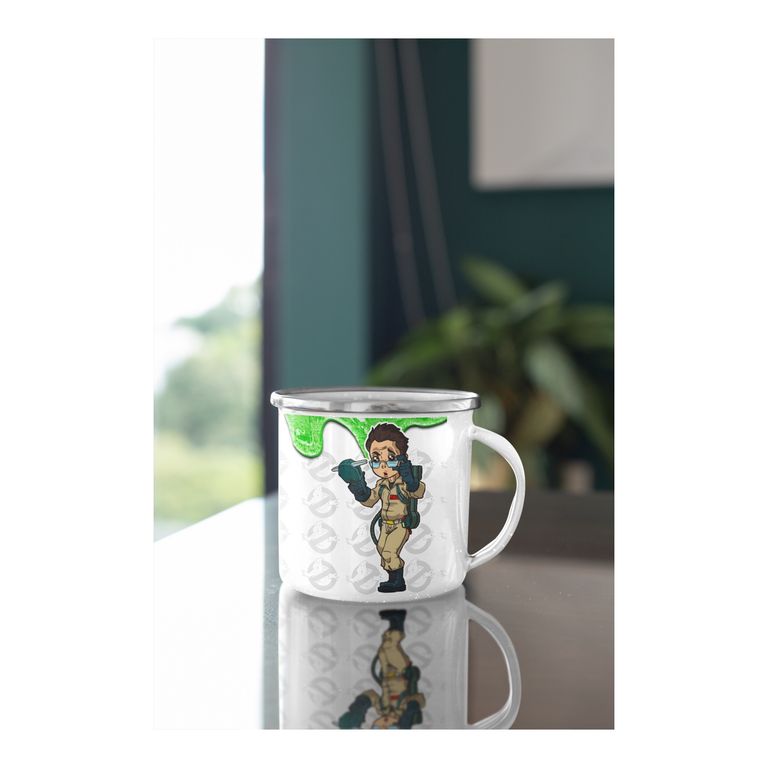 Taza Enlozada Egon Spengler - Mente Maestra de Ghostbusters