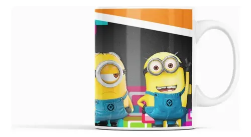 Taza Minions - Travesuras Que Aparecen Blanco