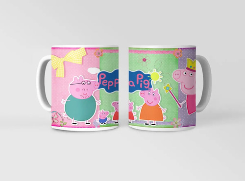 Taza Peppa Pig - Aventuras Que Aparecen Blanco