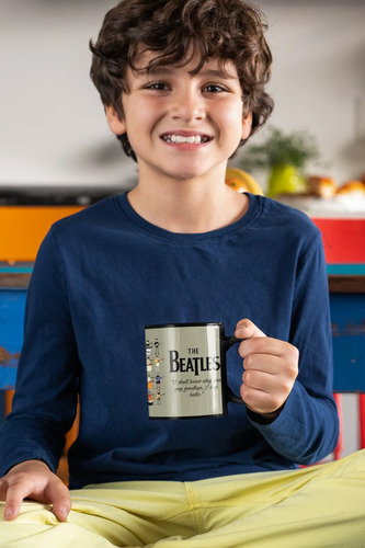 Taza Magica The Beatles Hello, Goodbye Bandas De Rock Negro The Beatles