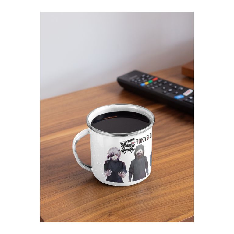Taza Enlozada Misterio de la Máscara Tokyo Ghoul