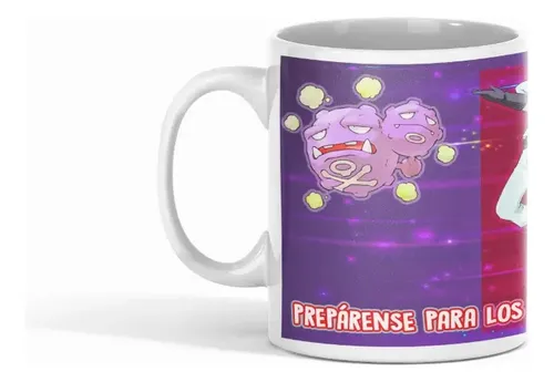 Taza Misión Del Equipo Rocket - Despegue Blanco