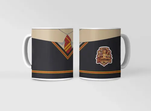 Taza Harry Potter Magia Que Aparece Blanco