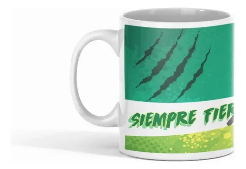 Taza Rugido De León Pasión - Futbol Mexicano Blanco