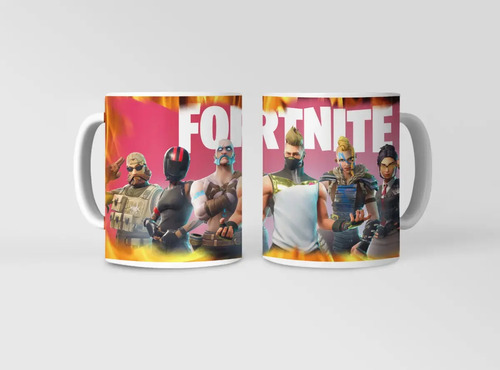 Taza Fortnite - Batallas Que Cambian Con Calor Blanco