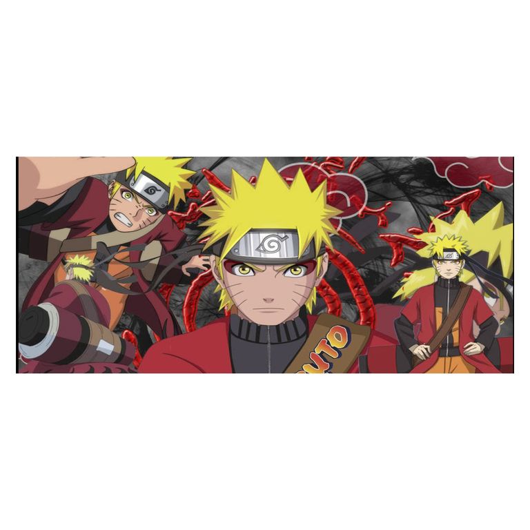 Taza Aventuras de Naruto Reveladas con Café