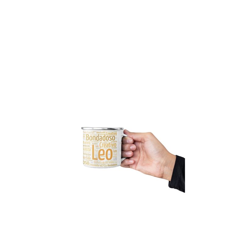 Taza Enlozada Leo - Realeza y Esplendor