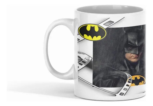 Taza Superman Y Batman - Alianza De Héroes Blanco