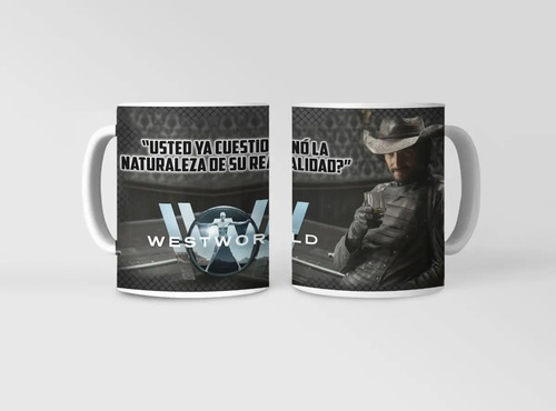 Taza Descubre Los Secretos De Westworld Blanco