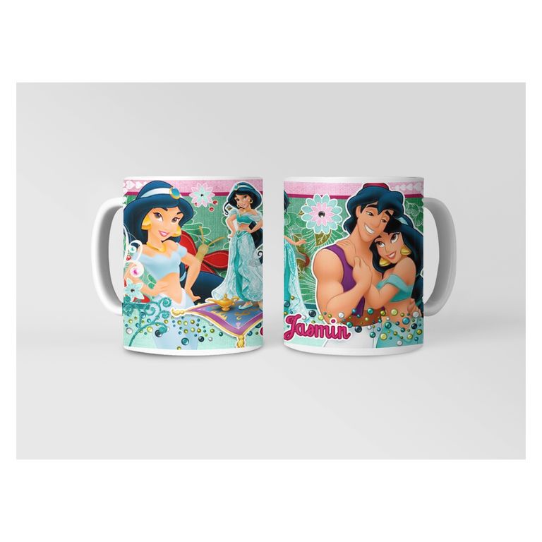 Taza Descubre el Mundo de Aladino con Jasmin