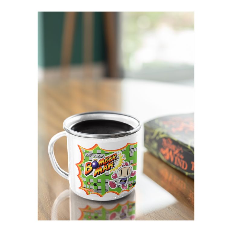 Taza Enlozada Bomberman - Laberintos y Bombas