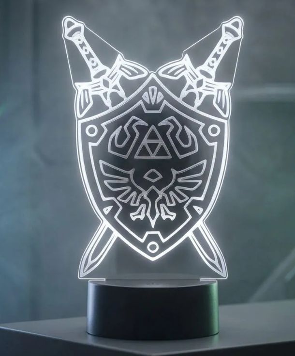 Lámpara Efecto 3D Zelda - Acrílico