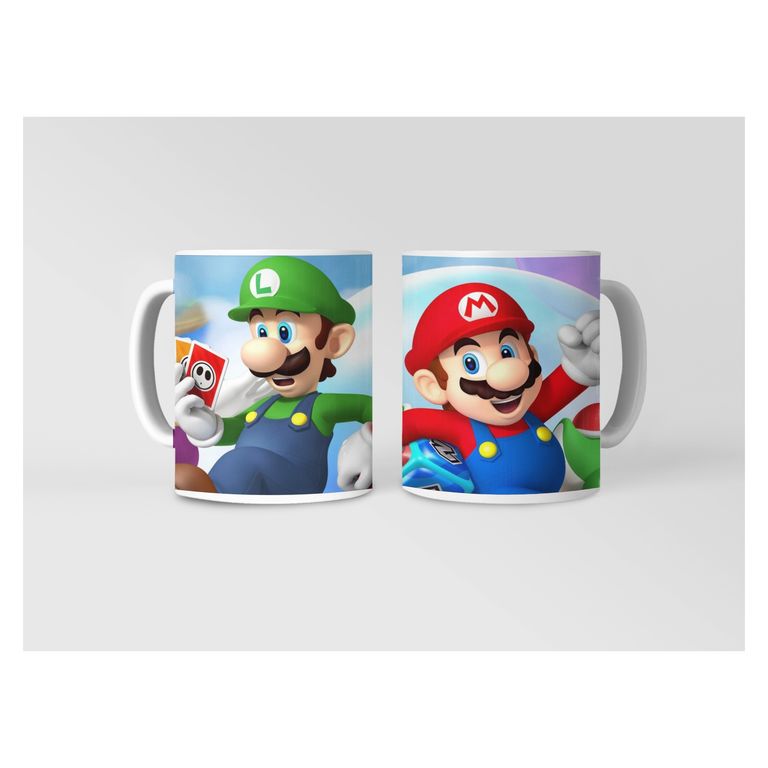 Taza Mario Luigi y Yoshi - Aventuras que Cambian