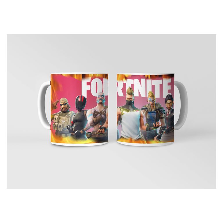 Taza Fortnite - Batallas que Cambian con Calor